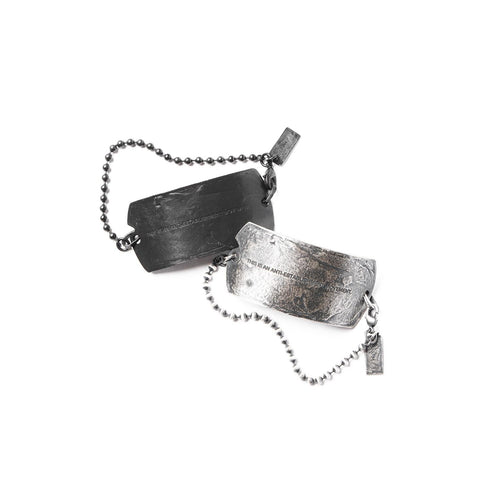 PERMANENT JULIUS 899ACU4 Silver / Dog Tag Bracelet